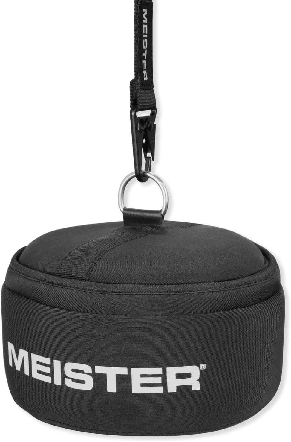 Meister SlipStrike Water-Filled Boxing Slip Bag w/Hanging Strap & Carabiners Schwarz 7" Durchmesser