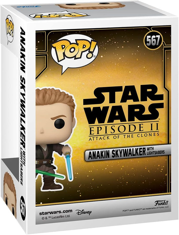 Pop! Star Wars 567 Anakin Skywalker with Lightsabers 2022 Fall Convention