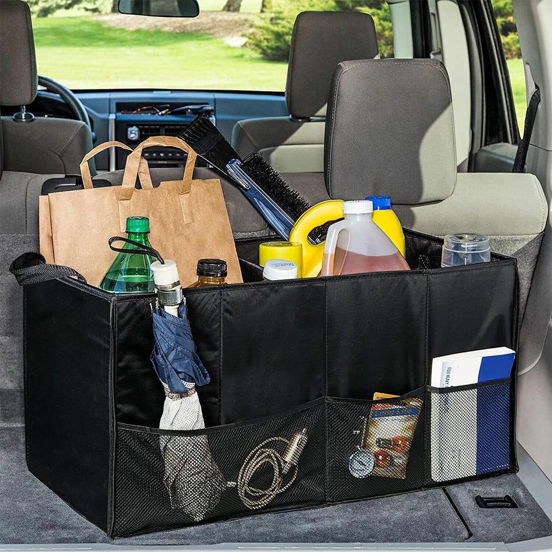 CGEAMDY Kofferraum Organizer Auto, Zusammenklappbarer Auto Organizer Kofferraum, Platzsparend Koffer