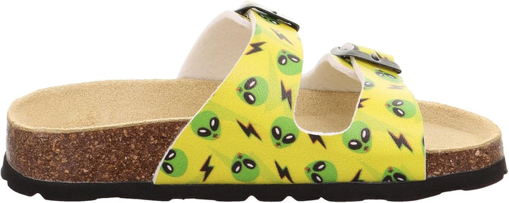 Superfit Jungen Fussbettpantoffel 1-800111 Hausschuh 24 EU Gelb Mehrfarbig 6030, 24 EU Gelb Mehrfarb