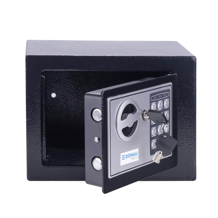DONAU TECH Digitaler Mini Tresor 4,6L / 23 x 17 x 17 cm/Manuell-digitaler Elektronischer Safe Klein