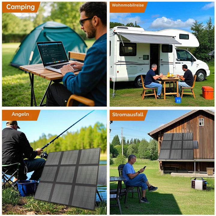 Faltbares Solarpanel 300W Solar-Ladegerät IP67 Wasserdicht und Staubdicht Hohe Ausgangskonversionsef