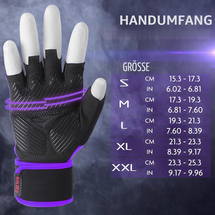 Fitness Handschuhe,Trainingshandschuhe,Gewichtheben Handschuhe für Bodybuilding Crossfit,Damen&amp;Herre