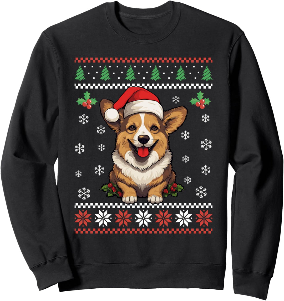 Corgi Dog Ugly Christmas Sweater für Erwachsene und Kinder Sweatshirt