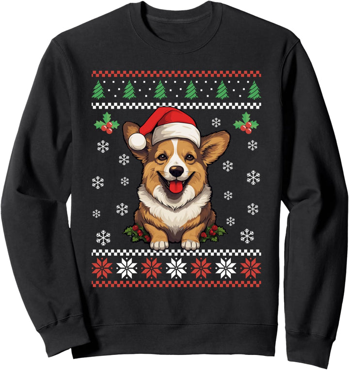 Corgi Dog Ugly Christmas Sweater für Erwachsene und Kinder Sweatshirt