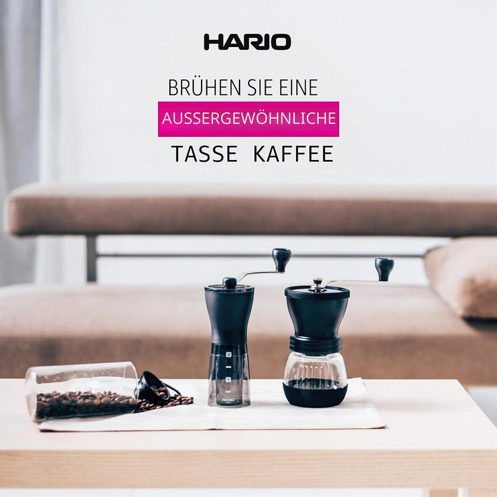 Hario Mini Mühle Slim Plus Schwarz Mini Slim Schwarz
