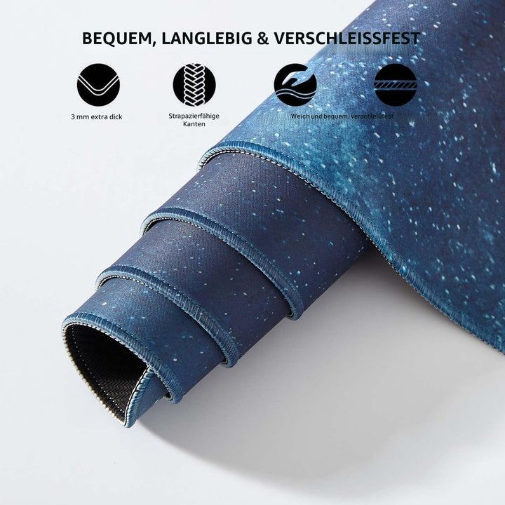 Schreibtischunterlage Mauspad 120 x 43cm XXXXL, Mausunterlage Gross | Large Gaming Mouse Pad, Keyboa