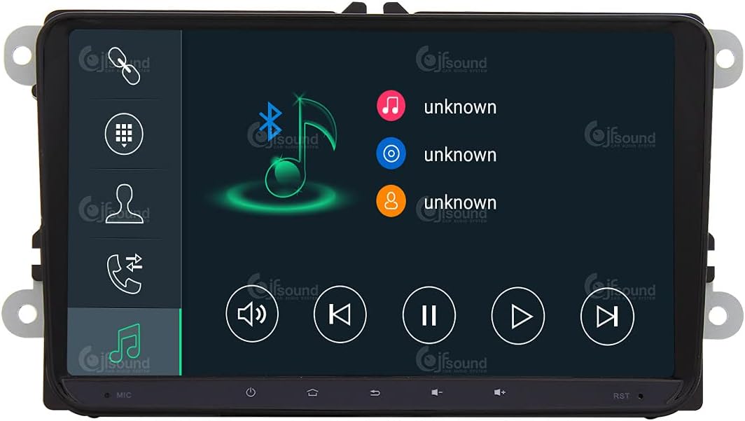 Personalisiertes Autoradio für Volkswagen Golf Sharan Tiguan Android GPS Bluetooth WiFi USB DAB+ Tou