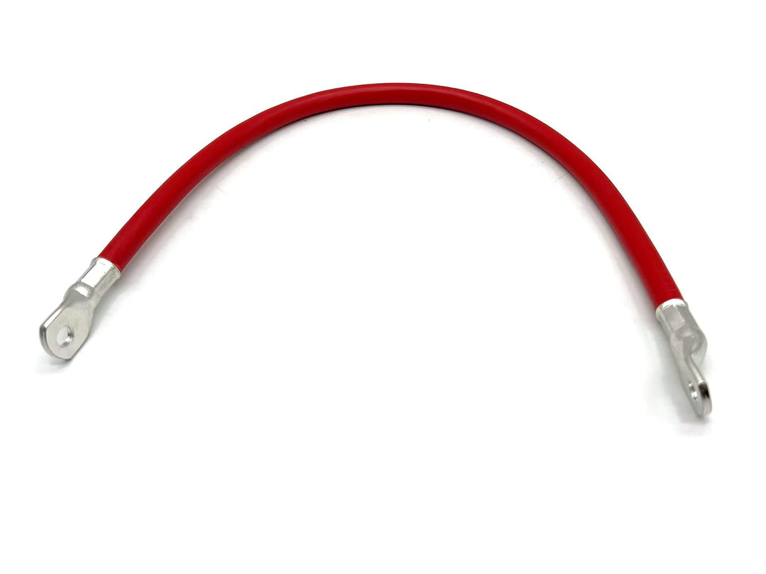 eXODA 50mm² Batteriekabel 50cm M8 Kabelschuhe Rot 99 9% Kupfer max 8064 Watt 672A bei 12V ideal für