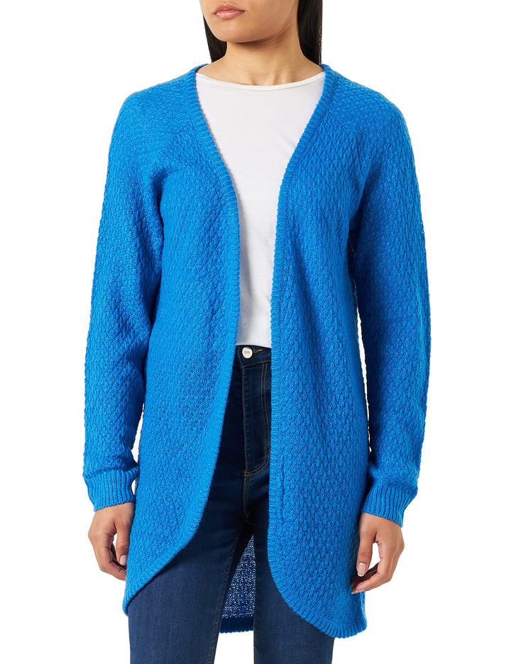 ICHI Damen Strickjacke XS 184140/French Blue, XS 184140/French Blue