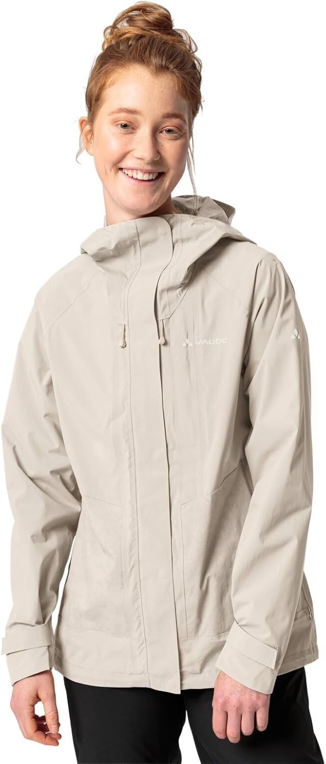 VAUDE Damen Women's Comyou Rain Jacket Jacke 36 ecru, 36 ecru