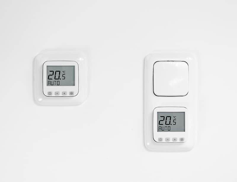 Ritzer Raumthermostat Digital für Busch-Jaeger Reflex SI, SI Linear und Duro 2000 für Fussbodenheizu