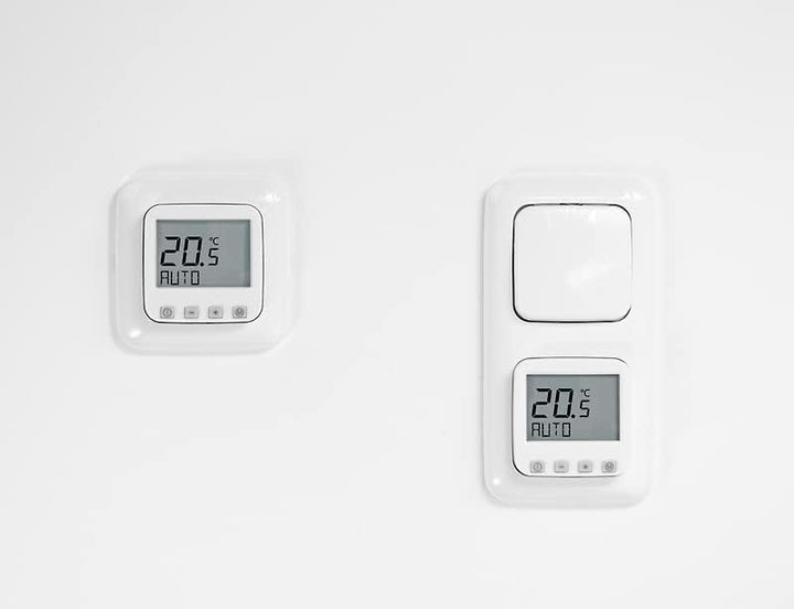 Ritzer Raumthermostat Digital für Busch-Jaeger Reflex SI, SI Linear und Duro 2000 für Fussbodenheizu