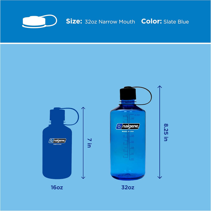 Nalgene EH Sustain Trinkflaschen Blau 1 L, Blau