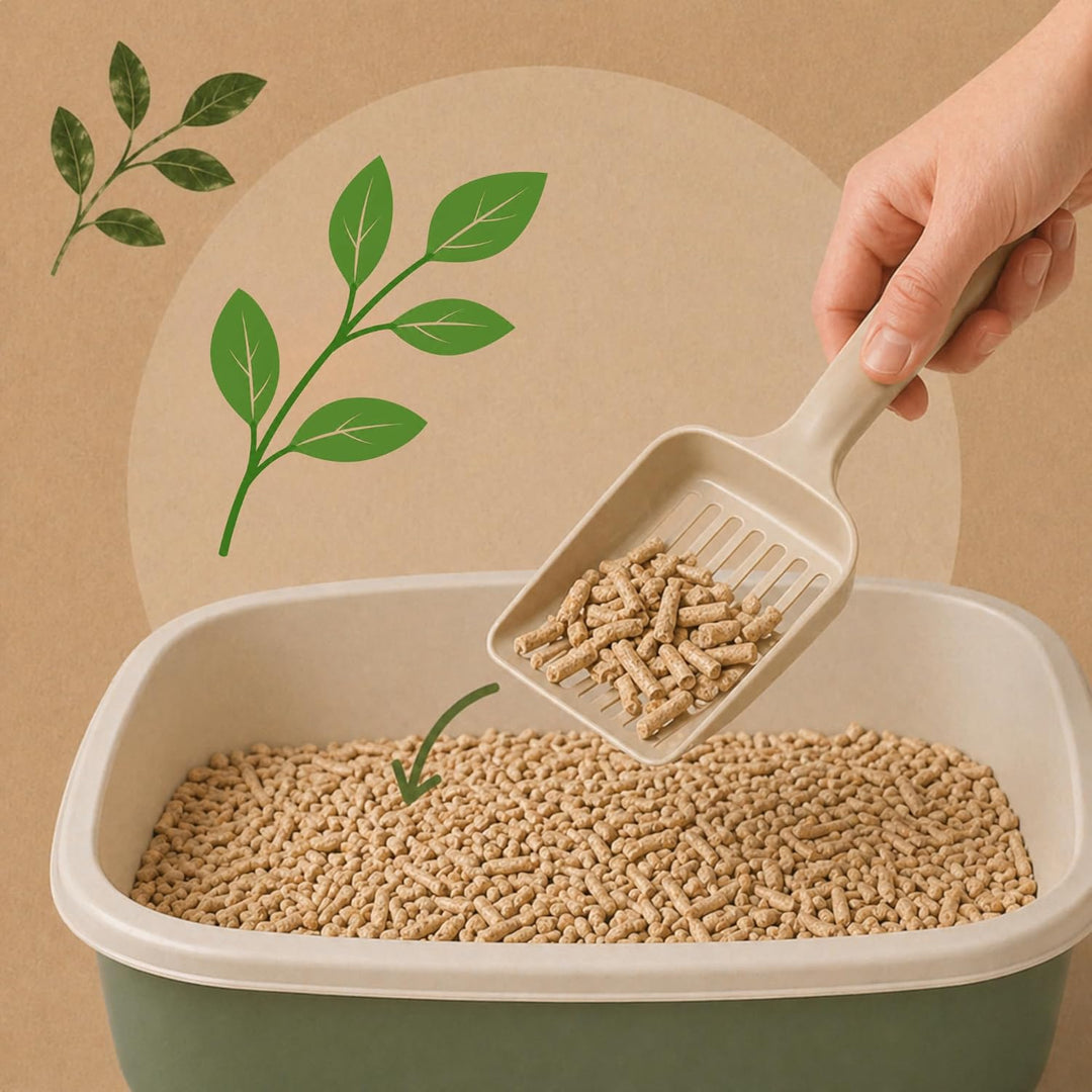 15 kg Katzenstreu 100% Pflanzliche Holzpellets Kiefer Pelletstreu Staubfrei Geruchsbindung Hohe Saug