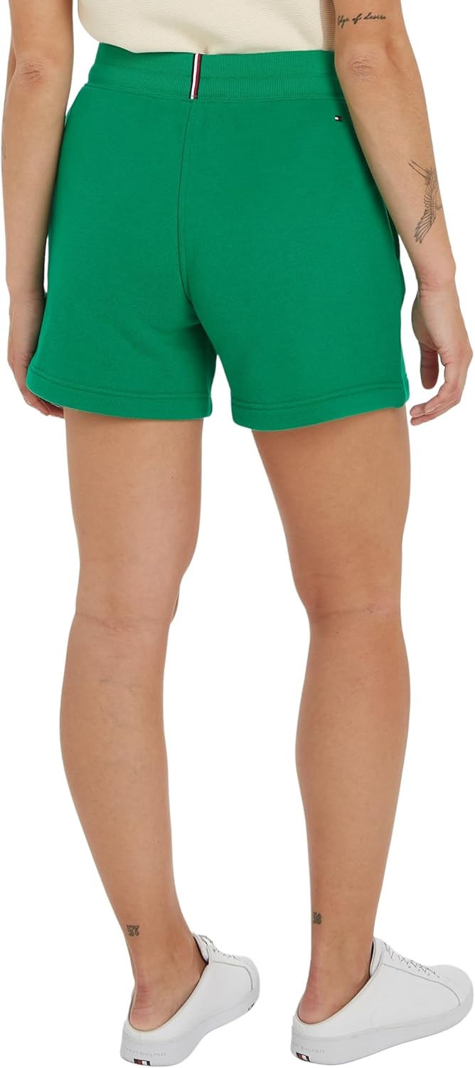Tommy Hilfiger Damen Sweatshorts 1985 Terry Shorts Kurz S Grün (Olympic Green), S Grün (Olympic Gree