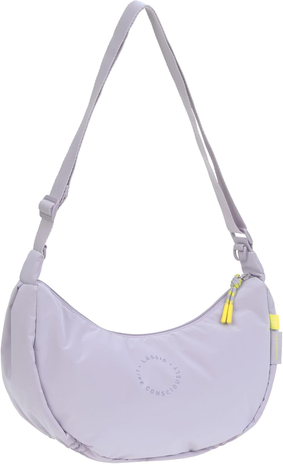 LÄSSIG Wickeltasche Umhängetasche inkl. Kinderwagenbefestigung/Stretch Up Bum Bag Lila, Lila