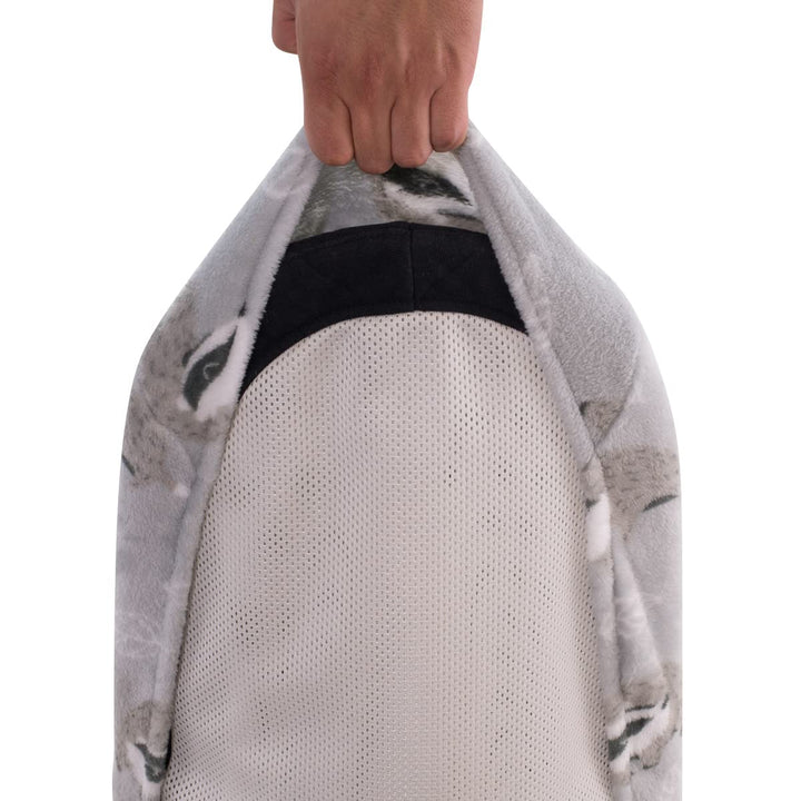 JYOKO Kids Bezug kompatibel mit Babybjorn Bliss, Balance, Soft (Badger, Polar Teddy), Badger