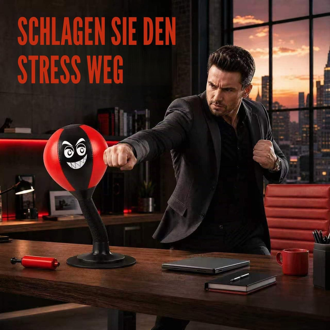 Punchingball Tisch, Freistehender Desktop-Boxsack Mit Saugnapf, Rage Bag Desktop Punching Bag Mini B