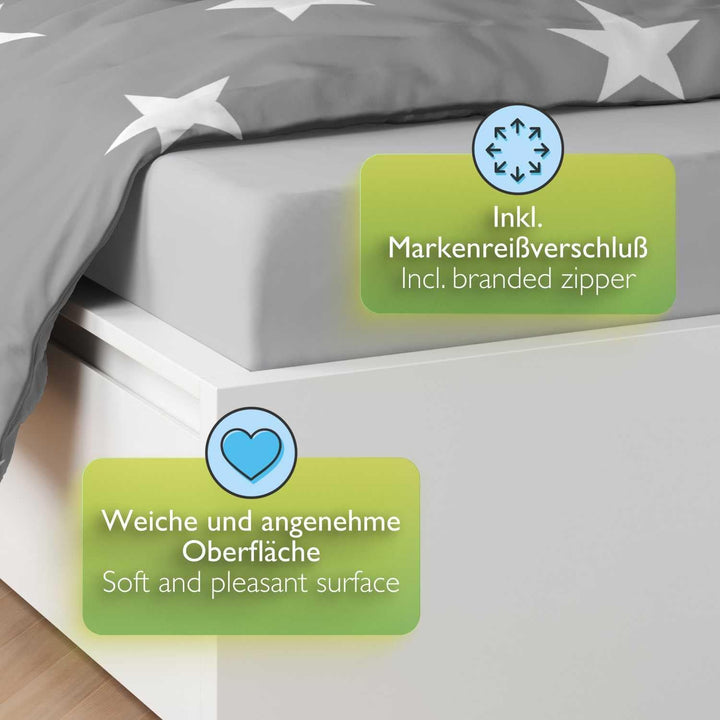 etérea Baumwolle Renforcé Bettwäsche - Sterne, Galaxy Bettwäsche - weich und angenhem auf der Haut,