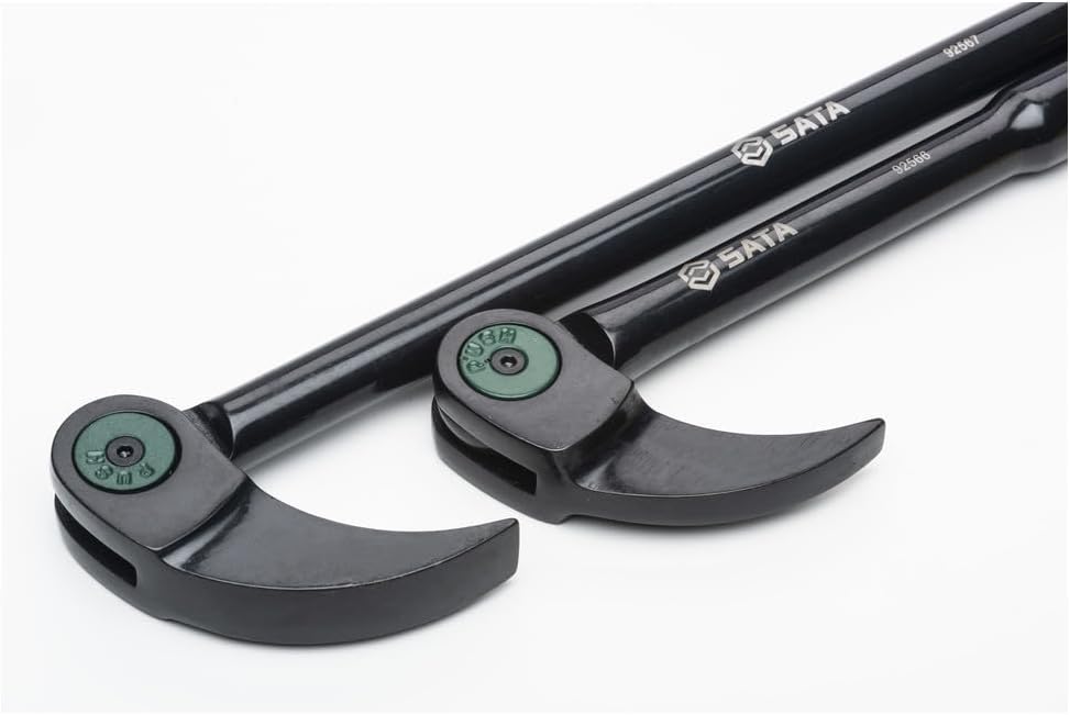 SATA ST92569 Hebeleisen, Stemmhebel, Brecheisen, Brechstangen Set mit flexiblem Gelenkkop 2 Tlg. 20,