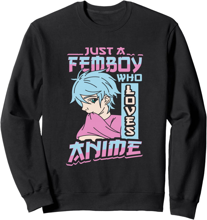 Anime Gay Boy Yaoi Design für einen Femboy Sweatshirt