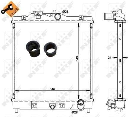 NRF 506750 Kühler, Motorkühlung