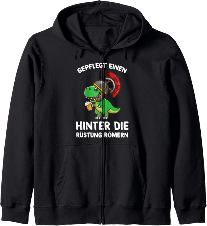 Gepflegt Einen Hinter Die Rüstung Römern Party Sauf Spruch Kapuzenjacke