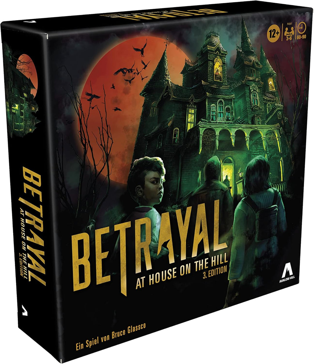 Hasbro Betrayal at House on The Hill dritte Auflage, kooperatives Brettspiel ab 12 Jahren, 3-6 Spiel