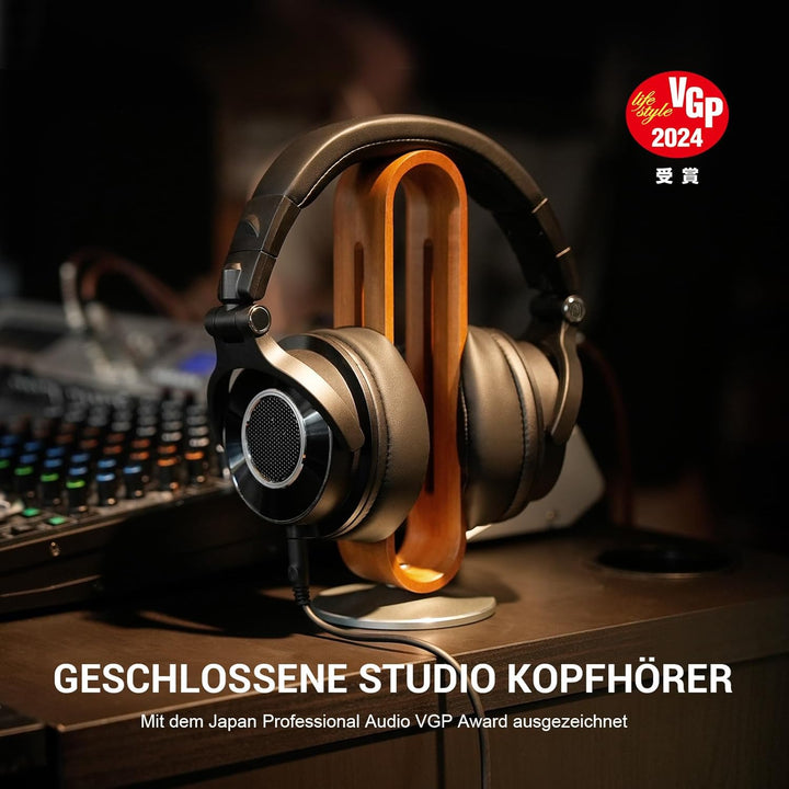 OneOdio Kopfhörer mit Kabel, Monitor 60 Professioneller geschlossener Studio Kopfhörer 38 Ohm, Kopfh