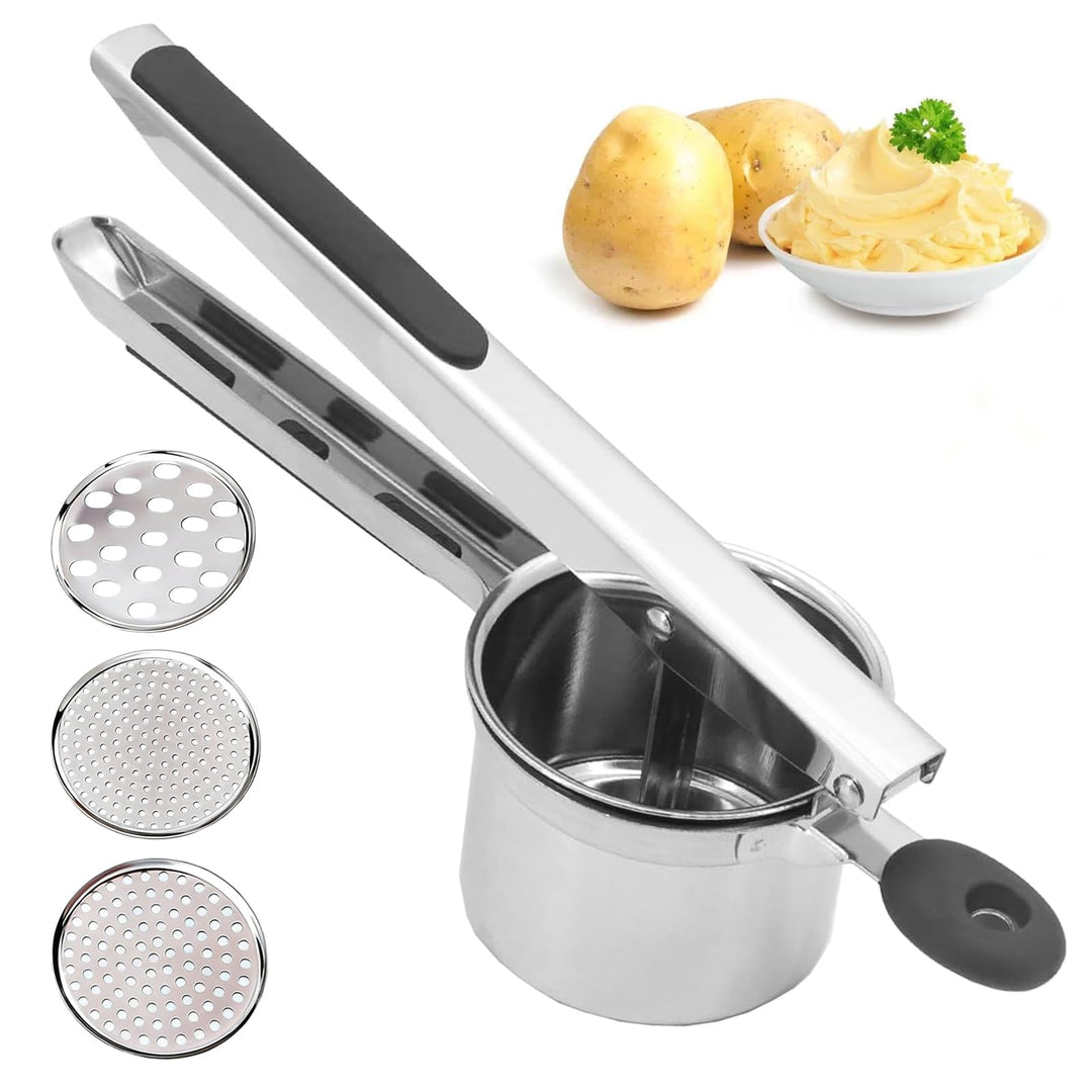 HORREX Kartoffelpresse, Gourmet Multipresse, Kartoffelpressen & Spätzlepressen, Edelstahl Rostfrei 4
