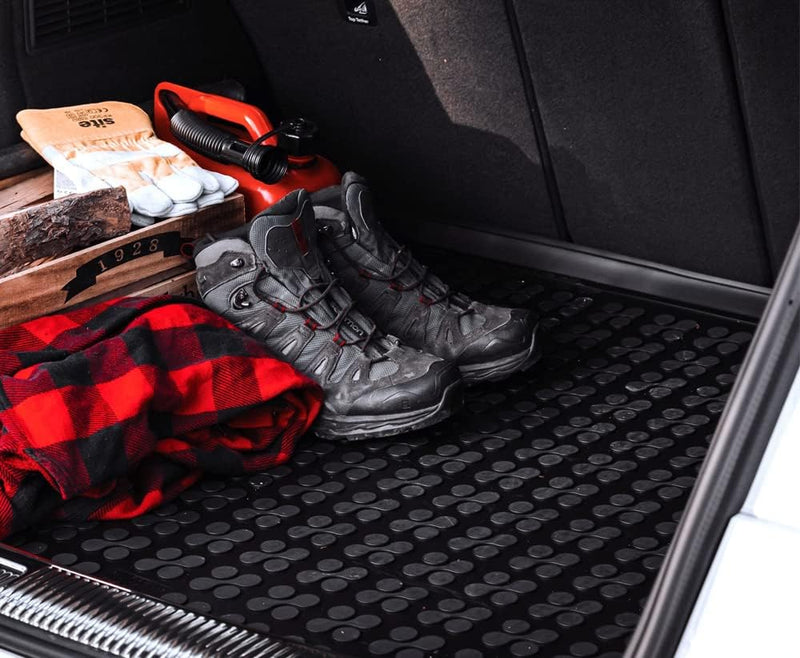 SMK Kofferraumwanne Kofferraummatte passt für Mercedes GLA I (X156) 2013-2019 antirutschmatte Auto K