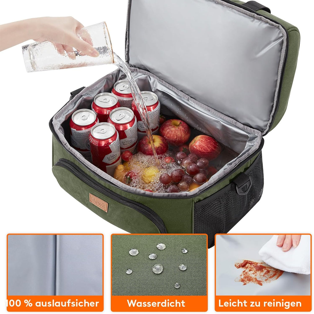 Lifewit Grosse Kühltasche 30L 48 Dosen, Kühlbox Faltbar, Isolierte Lunch Tasche, Leichte, Tragbare K
