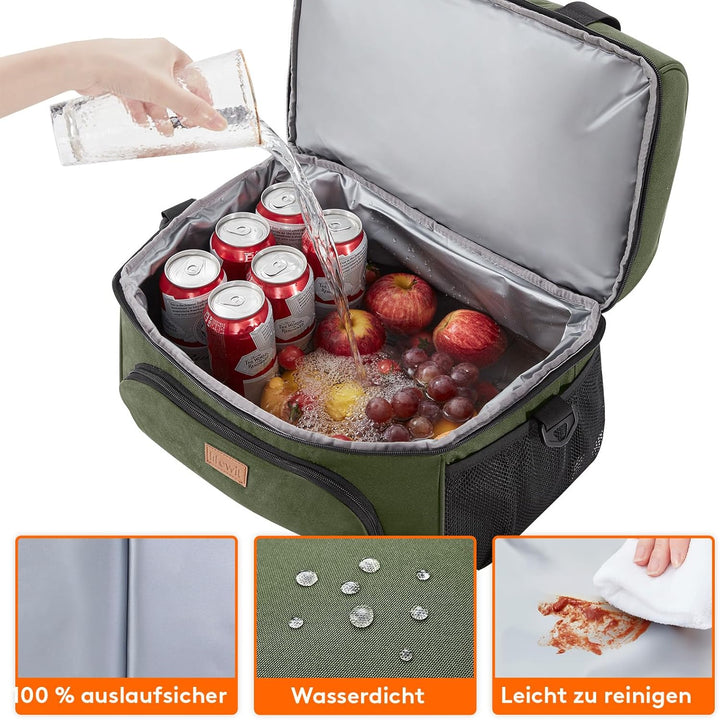 Lifewit Grosse Kühltasche 30L 48 Dosen, Kühlbox Faltbar, Isolierte Lunch Tasche, Leichte, Tragbare K