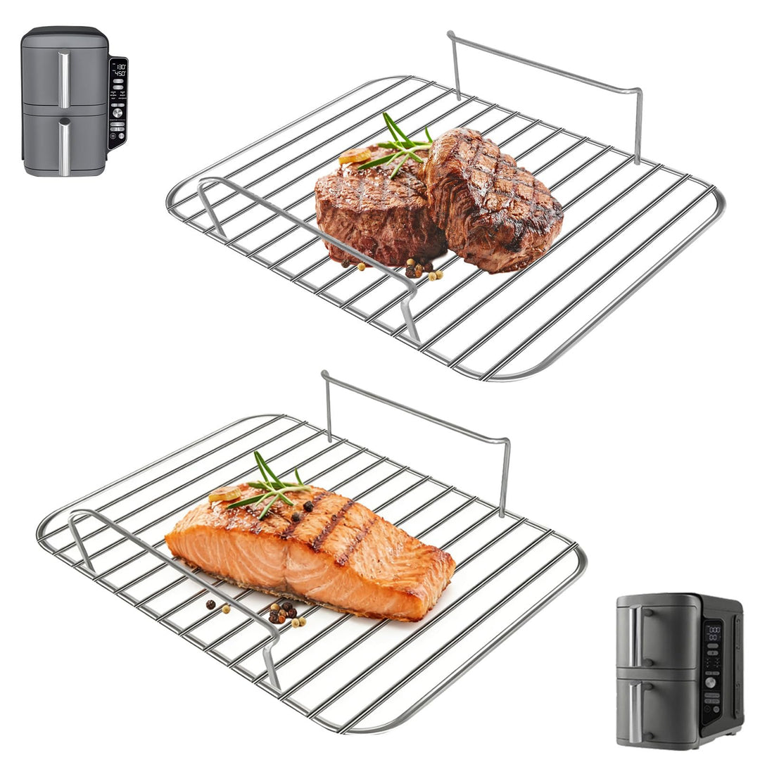 GCQ Luftfritteuse-Drahtrost für Ninja SL401 DoubleStack XL Luftfritteuse, Ersatzteil 8,5'‚ × 7,2‘' ×