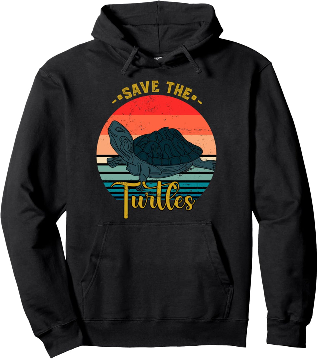 Rette die Schildkröten Ozean Tierschutz Meeresschildkröte Pullover Hoodie