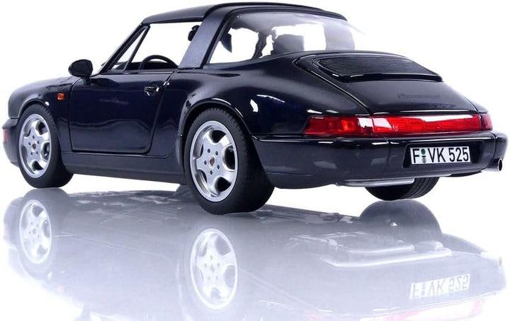 Norev kompatibel mit Porsche 911 (964) Carrera 4 Targa 1991 dunkelblau metallic Modellauto 1:18