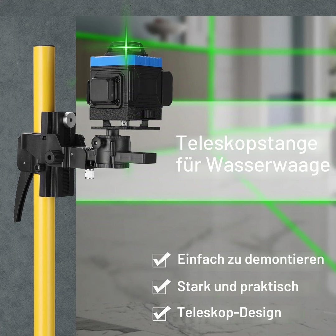 Stativ Für Laser,Nivellier-Dreibein,1/4“-20 5/8”-11 Gewinde,Höhenverstellbar 700-3600 Mm,Integrierte