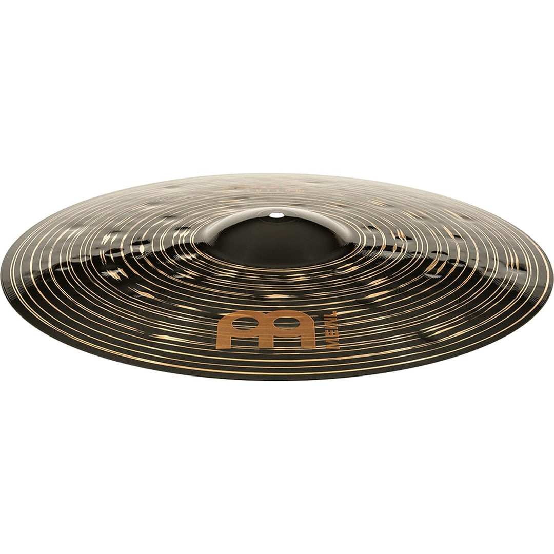 Meinl Classics Custom Dark 19 Zoll Crash (Video) Schlagzeug Becken (48,26cm) B12 Bronze, Dunkles Fin