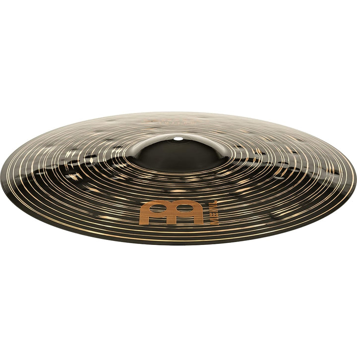 Meinl Classics Custom Dark 19 Zoll Crash (Video) Schlagzeug Becken (48,26cm) B12 Bronze, Dunkles Fin
