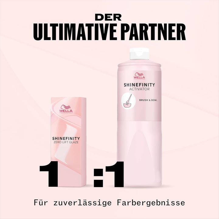 Wella Professionals Shinefinity Glaze demi-permanent, pH-neutral & ohne Ammoniak - zum Verdünnen & P