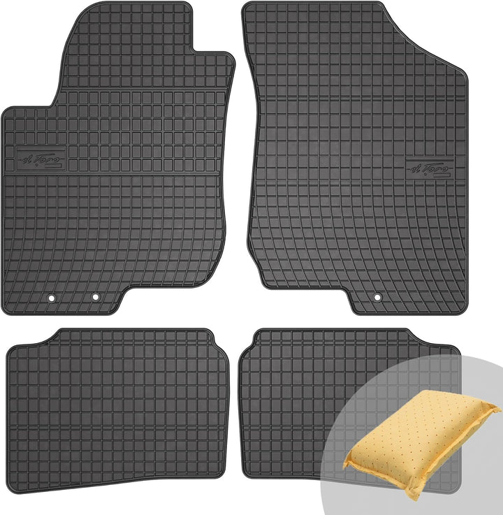 FROGUM EL Toro Gummimatten Ganzjähriges-Set von Autofussmatte Auto Fussmatten für Kia Ceed I 2006-20