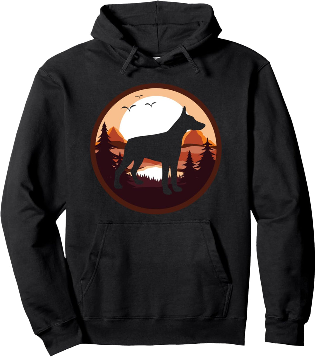 Dobermann Kapuzenpullover Geschenk Mann Frau Kinder Pullover Hoodie