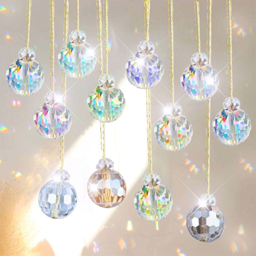 Sonnenfänger Kristall,Kristalle zum Aufhängen,Regenbogen-Sonnenfänger,Hanging Windspiel Regenbogen,f