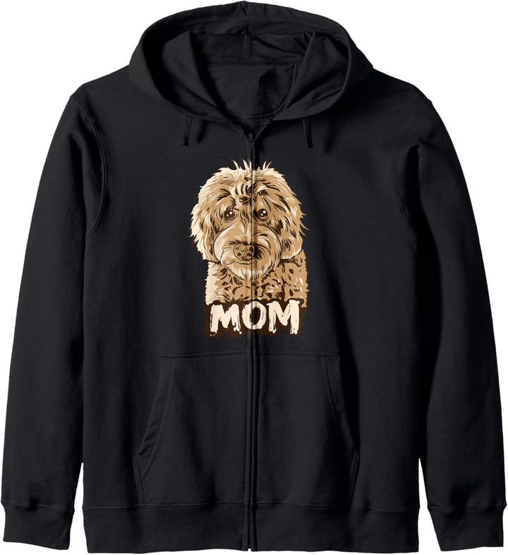 Damen Goldendoodle Geschenk Mom Golden Doodle Kapuzenjacke