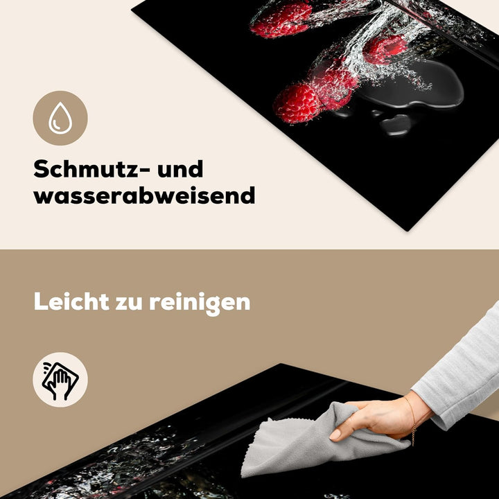 Herdabdeckplatte Einteilig Ceranfeld Abdeckplatte für Induktionsschutz Ceranfeldabdeckung Vinyl Herd