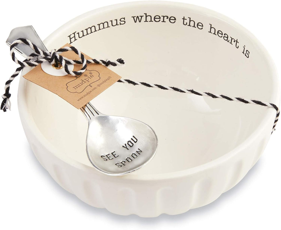 Mud Pie Ceramic Double Dip Set of 2 Mehrfarbig, Mehrfarbig