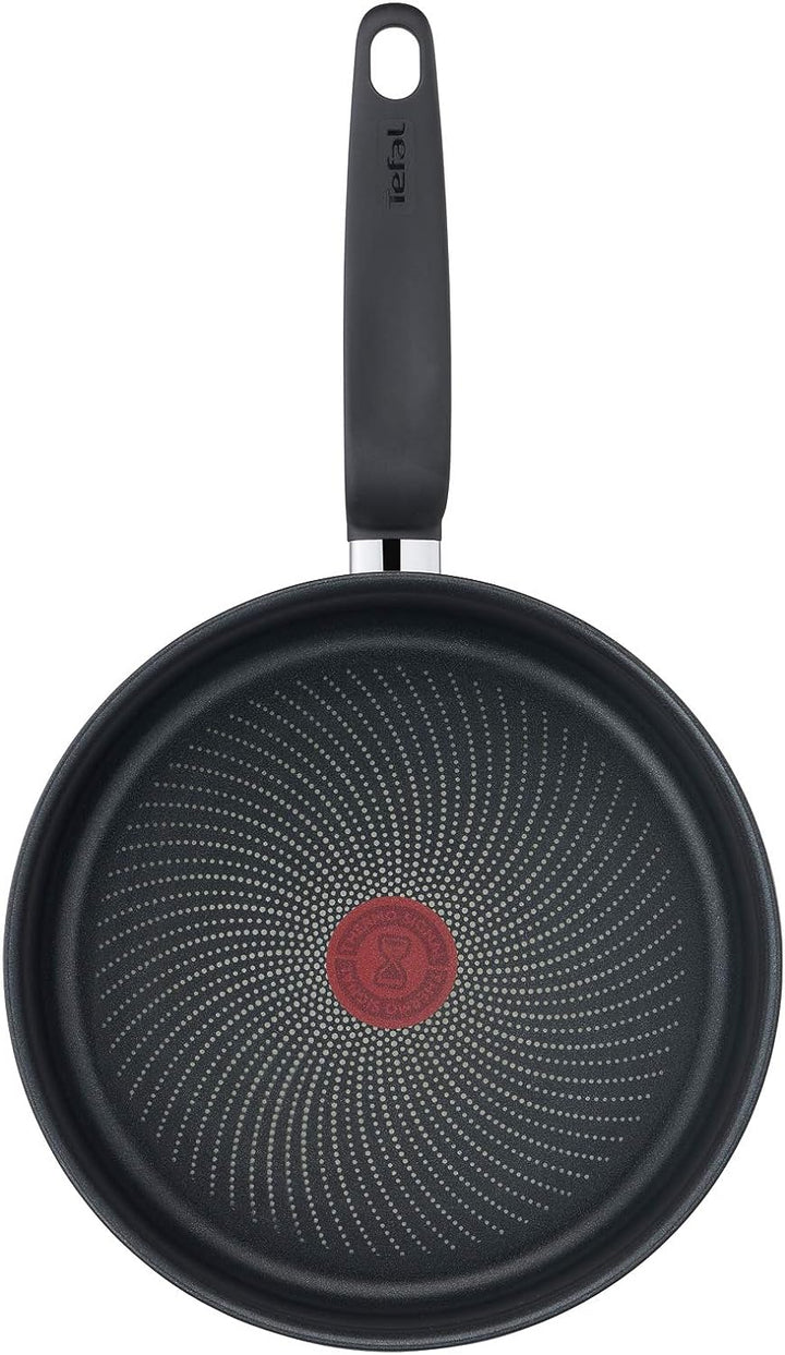Tefal Primary Schmorpfanne 24 cm + Glasdeckel, hochwertiger Edelstahl, gesunde Antihaftbeschichtung,