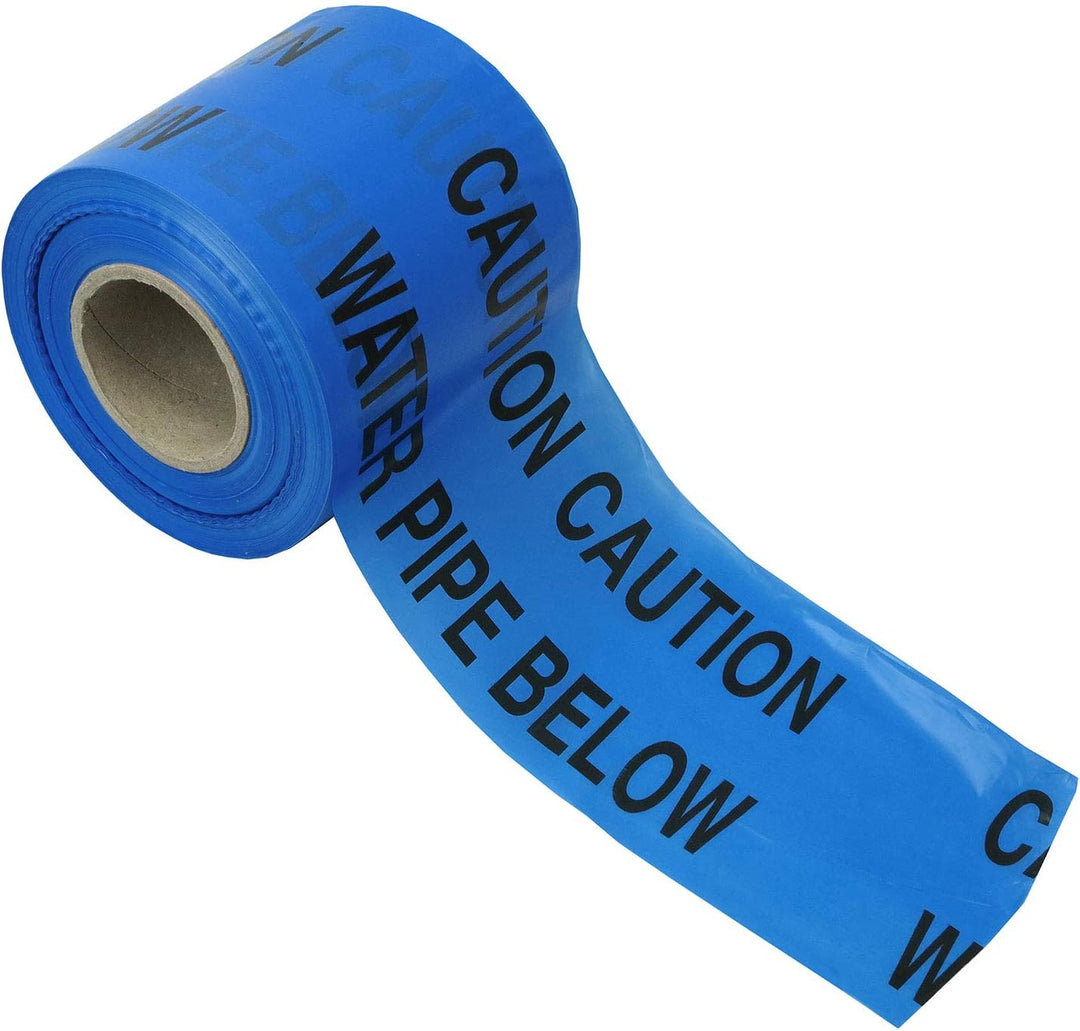 Faithfull FAITAPEUWAT TAPEUWAT Warning Tape 365m-Water, Turquoise, Water