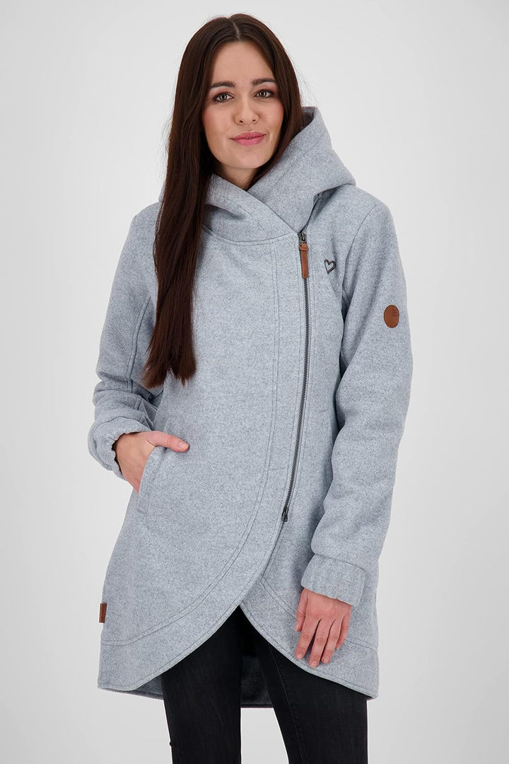 ALIFE and Kickin CarlottaAK Coat – Damen Winterjacke Parka – Mantel mit Kapuze – Perfekt für Kalte T